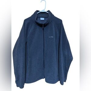 Columbia Gray Fleece Woman’s Plus Size 3X Jacket Coat.